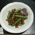 reonminineko's cooksnap of when they made いんげんのひき肉ウマウマ炒め.
