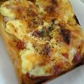 hamuchan's cooksnap of when they made 変身!?ポテサライタリアントースト.