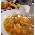 LAYLA*'s cooksnap of when they made 春キャベツと卵のふわふわ春色スープ♪.