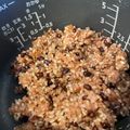 abeman☆'s cooksnap of when they made 圧力鍋で15分時短お赤飯炊飯器でも50分.