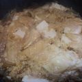 toshiebaba's cooksnap of when they made 親子丼?いいえ、豆腐丼です！！.