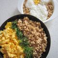 しーちゃんのmama's cooksnap of when they made ◇◆そぼろ丼（二色丼）お弁当にも◆◇.