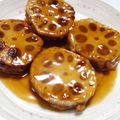 つぶたっぷり's cooksnap of when they made 甘辛レンコンのはさみ焼き？.
