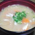 スージー＆ジル's cooksnap of when they made 洋風♥バター香る体が温まるお味噌汁.