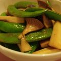 まっきーペン's cooksnap of when they made スナップエンドウとエリンギのソテー♪.