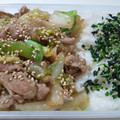 dooochan's cooksnap of when they made 白菜と豚肉のゴマ炒め.