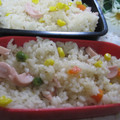 miyuki12's cooksnap of when they made おさかなのソーセージで♪炊き込みご飯.
