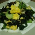 べるり's cooksnap of when they made 簡単すぎる青梗菜とワカメのさっぱり炒め.