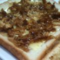 minami1977's cooksnap of when they made おかかマヨチーしょうゆトースト.