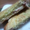 ダビデ's cooksnap of when they made フライパンでホットサンド(*^^)v.