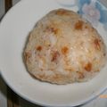 miidlights's cooksnap of when they made 簡単ランチ☆揚げ玉むすび。.