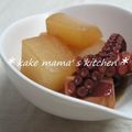 かけまま's cooksnap of when they made ◎ホクホク焼き大根とたこ。のおでん風.
