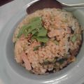 時花菜's cooksnap of when they made 油不要☆豚角煮の残りタレのパラパラ炒飯.