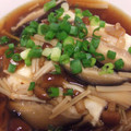 ポチ☆★'s cooksnap of when they made 豆腐のきのこと長芋のとろろあん.