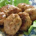 はなおんな's cooksnap of when they made はんぺんでﾊﾝﾊﾞｰｸﾞ☆甘辛照りｿｰｽ.