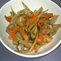 香音ママ's cooksnap of when they made ☆鶏皮とゴボウの炒め煮☆.