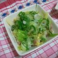 さおぴーや☆'s cooksnap of when they made 春キャベツの梅納豆和え.