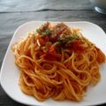 ひろこ27's cooksnap of when they made プチトマトで☆アラビアータ.