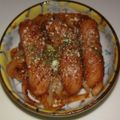 ミロ9607's cooksnap of when they made 玉ねぎとウインナーケチャップ炒め.