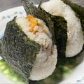 ★なみ☆'s cooksnap of when they made 天むすじゃないよ！？鶏の唐揚げおむすび.