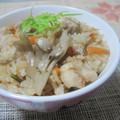 caramel-cookie's cooksnap of when they made ☆マイタケと鶏肉の炊き込み御飯☆.
