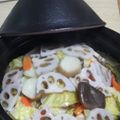 ロクシタンマニア's cooksnap of when they made タジン鍋で酒蒸し野菜.