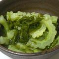 ダミアム's cooksnap of when they made ゴーヤめかぶ.