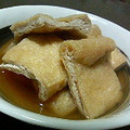 ＊しの＊'s cooksnap of when they made 油揚げだけ、ほっとする煮物.