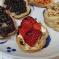 ナナプー's cooksnap of when they made 苺とクリチーの黒蜜トースト.