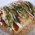 melonty's cooksnap of when they made ✿ご飯でおこげのカリ②お好み焼き風✿.