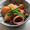 クックXZON9Y☆'s cooksnap of when they made 圧力鍋で簡単！大根と里芋といかの煮物.