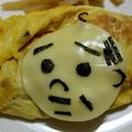 Risoa 51's cooksnap of when they made ✿　チーズでオヤジ弁当　✿.