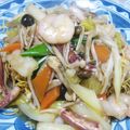 ぽろん５２６'s cooksnap of when they made 白菜と豚肉のあんかけ焼きそば.