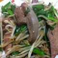 カズチーズ's cooksnap of when they made 定食屋さんより美味しい？レバニラ炒め.