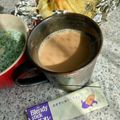 yu🐓's cooksnap of when they made 紅茶オレにコーヒーちょこっと美味しいよ★.