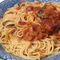 CoffeeCoco's cooksnap of when they made 缶詰スモークオイスターとトマトのパスタ.