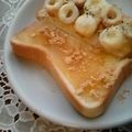 姉ぶた's cooksnap of when they made 安倍川餅風きなこトースト（マフィン）.