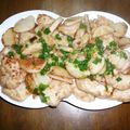 ☆♪シフォン♪☆'s cooksnap of when they made 簡単☆鶏胸肉のガーリックごま醤油炒め.