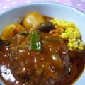 ジュリネ☆'s cooksnap of when they made ＠煮込みハンバーグ＠.
