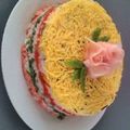むぅちゃﾟνﾟ's cooksnap of when they made ★ちらし寿司にはガリ薔薇を★.