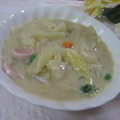 miyuki12's cooksnap of when they made おさかなのソーセージのカレークリーム煮.