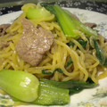 大魔女's cooksnap of when they made 青菜と牛肉の簡単焼きそば.