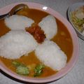 qoouru's cooksnap of when they made ✿簡単お花のデコカレー✿.