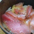 iketa's cooksnap of when they made 超簡単！生ハム丼♪.