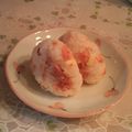 オレンジリング's cooksnap of when they made 鮭フレークとチーズのおにぎり.