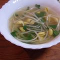 ゆみまろん's cooksnap of when they made 豆もやしのスープ.