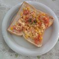 オレンジリング's cooksnap of when they made 忙しい朝に☆鮭＆コーンマヨトースト.