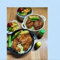 ルぴあ's cooksnap of when they made 和風なデミ風ソースカツ丼♬お弁当にも.