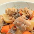 イエローバード's cooksnap of when they made 大根と鶏肉と人参とこんにゃくのツナ煮物.