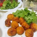 みぃぃちゃま's cooksnap of when they made ☆かぼちゃコロッケ☆.